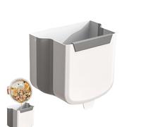 Cestino da parete pieghevole - Cestino per rifiuti da cucina pieghevole | Secchio per rifiuti alimentari compatto per il bagno, cestino interno per rifiuti alimentari, carta utilizzata, secchio per