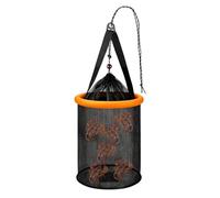 Cestino da pesca galleggiante pieghevole per esche a rete resistente | Secchio da pesca organizer per trote, crappie, luccio, gamberi, vermi, acqua dolce, acqua marina, barca, surf, costa