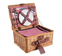 Cestino Da Picnic in Vimini per 2 Persone Con Scompartimento Isotermico E Access
