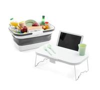 E_0002_V0103866 Innovagoods Cestino da Picnic Pieghevole con Piano d'Appoggio Pi