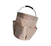 Cestino da picnic pieghevole organizer borsa con tasca esterna manico in EVA cestino resistente agli spruzzi grande capacità organizer da viaggio articoli da toeletta