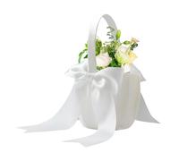 Cestino da sposa rustico - Supporto romantico vintage, contenitore per cerimonie in stile country, per organizzare feste souvenir, decorazione per eventi, petali di fiori, sacchetto per