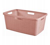 Cestino da stiro Curver Juta 46L, rosa cipria