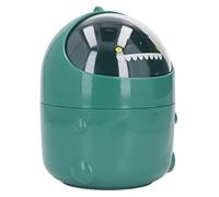 Cestino da tavolo, Carino il mini cestino a bocca larga in stile dinosauro con coperchio, Cestino da tavolo in plastica con fondo antiscivolo per ufficio cucina camera da