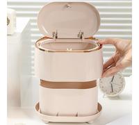 Cestino da tavolo può elegante rifiuti di spazzatura per la vanità