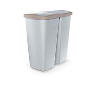 Cestino de 2 coperchi indipendenti di 45L Keden