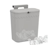 Cestino del compost da cucina-Cestino montato a parete con coperchio | Contenitore spazzatura a risparmio spaziale | Basket di rifiuti di grande diametro senza pugni | Accessori per Cestino