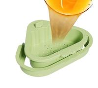Cestino del filtro di scarico del - porta in maglie in acciaio inossidabile, supporto per catcher alimentari da cucina | Accessori da cucina a doppio strato, trappola per rifiuti da banco mu