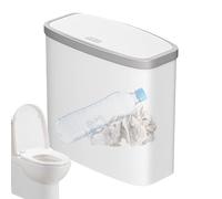 Cestino della spazzatura sottile, scatola di rifiuti stretta con coperchio, contenitore per rifiuti magro cestino leggero pattumiera per la casa camera da letto soggiorno cucina il nostro