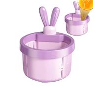 Cestino di drenaggio da cucina, colino per orecchie di coniglio, raccogli alimenti per lavello, supporto di drenaggio automatico, bicchieri filtranti in rete, organizer per lavello, dispositivo di