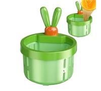 Cestino di drenaggio da cucina, colino per orecchie di coniglio, raccogli alimenti per lavello, supporto di drenaggio automatico, bicchieri filtranti in rete, organizer per lavello, dispositivo di