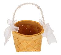 Cestino Di Fiori Con Manico Cesto Per Matrimonio Mini Intrecciato