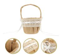 Cestino Di Fiori Tessuto A Mano Arredamento Per La Doccia Nuziale