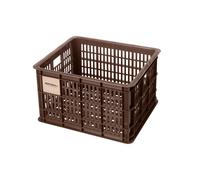 Cestino di plastica Basil Crate 34 x 40 x 25 cm Marrone