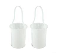 Cestino di ricambio per skimmer da piscina per Pentair 36343 R38024 355318 V36-192 modelli per supportare il contenimento costante dei detriti e gli obiettivi dell'acqua (bianco)