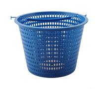 Cestino di ricambio per skimmer per piscina con base ponderata e manico bloccabile, adatto per modelli SP1070 SP1082, compatibile con le comuni marche di piscine (S blu)