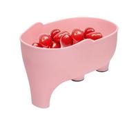 Cestino di scarico a forma di elefante, in polipropilene, resistente all'usura, per lavello da cucina, cestino di drenaggio multifunzionale con elefanti, per cibo, frutta, verdura, pasta, si