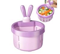 Cestino di scarico,Cesto Scolare Di Coniglio Scarico Automatico,Pressa E Vuoto Cestino Scolapiatti - Per la lavorazione dei rifiuti Casa Ristorante Casa Ristorante Frutta Verdura Pulizia Dei Cibo