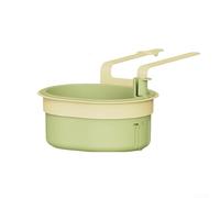 Cestino di scarico per lavello da cucina, 25,5 x 15 x 9,1 cm, borsa portaoggetti sospesa per avanzi di cibo, con filtro a rete fine rimovibile, per uno smaltimento senza sforzo dei rifiuti nelle