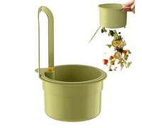 Cestino di scarico per lavello da cucina, filtro per alimenti, 14,2 x 8,3 cm, multifunzione, design facile da montare, rete di drenaggio 'acqua portatile per lavare verdure, frutta, pasta, casa