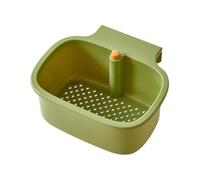 Cestino di scarico per lavello da cucina, scolapiatti retrattile, supporto multiuso per rubinetto, mensola per frutta e verdura, organizer per lavello per asciugare i piatti, cucinare, casa, 18,5 x 16