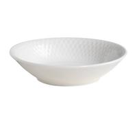 Cestino Diamonds Round D.10cm H.2,5cm Bianco Porcellana Maxwell & Williams