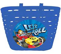 Cestino Disney Mickey Mouse per bicicletta da bambino, in palstica di colore blu