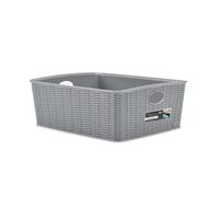 Cestino elegance L high stone grey Stefanplast