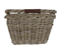 Fastrider Elif Rattan Front Basket 16l Grigio Natural Grey