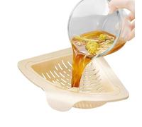 Cestino filtro per lavello | Scolapiatti ad angolo magnetico, cestello triangolare per lavello - per smaltimento dei rifiuti casa ristorante lavaggio verdure pasta