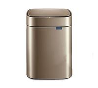 Cestino for la spazzatura da interno alla moda, 8l/12l, in acciaio inox, intelligente, con ricarica automatica a induzione, for cucina, ufficio, camera da letto, cestino for la carta straccia, ottieni