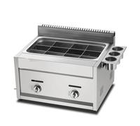 Cestino friggitrice a gas commerciale ristorante o elettrica domestica da tavolo staccabile in acciaio inossidabile di grande capacità Sicurezza Facile Da Pulire(E)