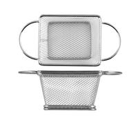 H&h cestino fritto in acciaio inox 18/8 a 2 manici cm8x10x6,5