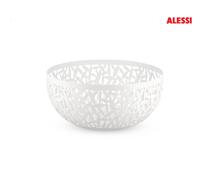 Cestino/Fruttiera acciaio laccato bianco ,CACTUS , Designer Marta SANSONIALESSI