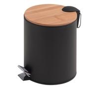 Gedy Pattumiera bagno (5Lt) coperchio a pedale KENTA Nero 1409 41