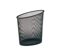 Cestino gettacarte Mesh - 18 L - rete metallica - nero - Alba