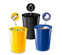Cestino Gettacarte per Raccolta Differenziata CEP - 40 Litri - 38x49,5 cm - 1013