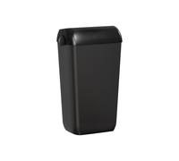 Cestino gettacarte Skin - con coperchio - 54,5 x 22,5 x 33,5 cm - 23 L - nero Ca
