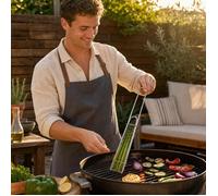 Cestino Griglia Barbecue Antiaderente, Acciaio Inossidabile per Verdure
