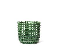 Cestino in Ceramica Grande Verde Smeraldo