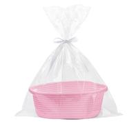 Cestino in corda di cotone, vuoto, con manici, organizer portatile per comò, comodini, dormitorio, appartamento, bagno, asilo nido, soggiorno, giorno del Ringraziamento