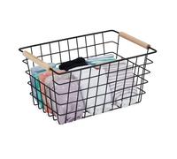 Cestino in metallo dal design nero Contenitore decorativo Scatola decorativa