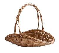 Cestino in rattan con cestino da giardino per la raccolta di verdure, cestino portatile per la raccolta di fiori, nuovo cestino multiuso intrecciato, per picnic, frutta, sotto i cassetti del letto (A