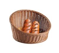 Cestino in tessuto inclinato, cesto di tessuto,Frutta Visualizza cestino da cucina inclinato | La vita quotidiana utilizza le chiavi del portafoglio Organizzatore vassoio artificiale Bowl di rattan