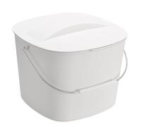 Cestino Indifferenziato Casa per Cucina, Plastico Bianco Riutilizzabile | Bidone per Rifiuti da Cucina, Stile Moderno e Raffinato, Colore Casuale Separazione Secco e Umido