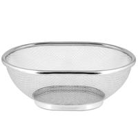 Cestino Inox a rete Ovale Cm29x22 Home