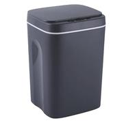 Cestino Intelligente con Sensore di Movimento a Infrarossi, 16L, Pattumiera Automatica in ABS e PP con Coperchio, Impermeabile per Bagno e