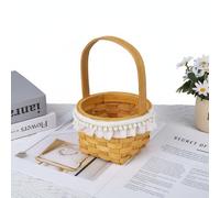 Cestino Intrecciato a Mano Materiale Naturale Mini Cestino Intrecciato a Mano