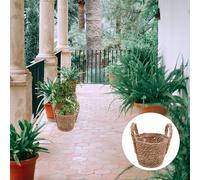 Cestino Intrecciato Mano Cesto Decorativo Vimini Da Appendere Al Muro