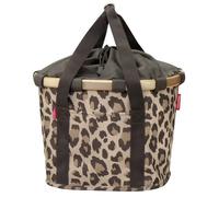 Klickfix Bikebasket Front Basket 15l Marrone Leopard Macchiato